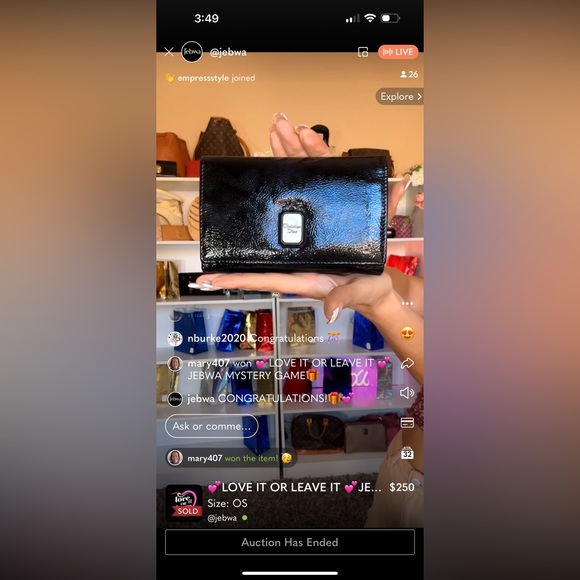 Christian Dior TriFold Snap Wallet
💕LOVE IT OR LEAVE IT 💕JEBWA MYSTERY GAME🎁 - Picture 12 of 15